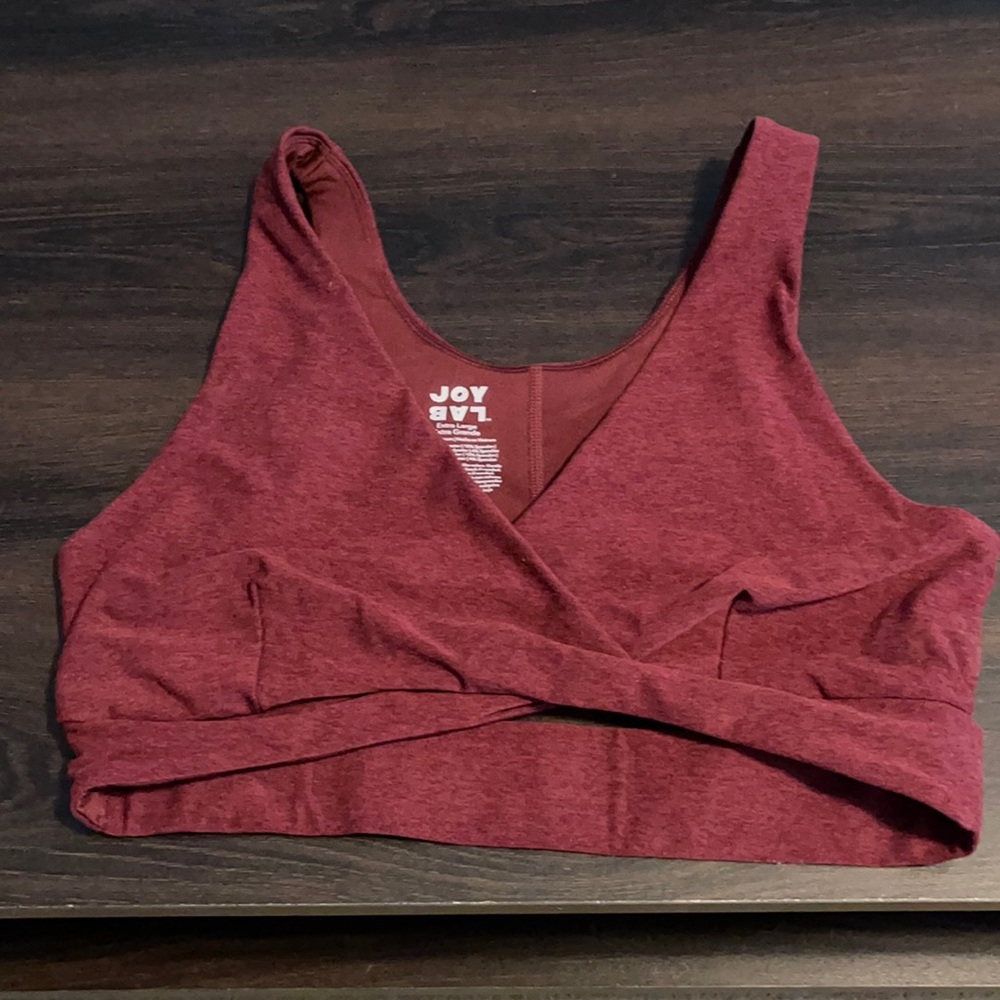 Maroon Sports Bra